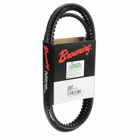 Browning EPDM Notched Belt 98% Efficient AX87